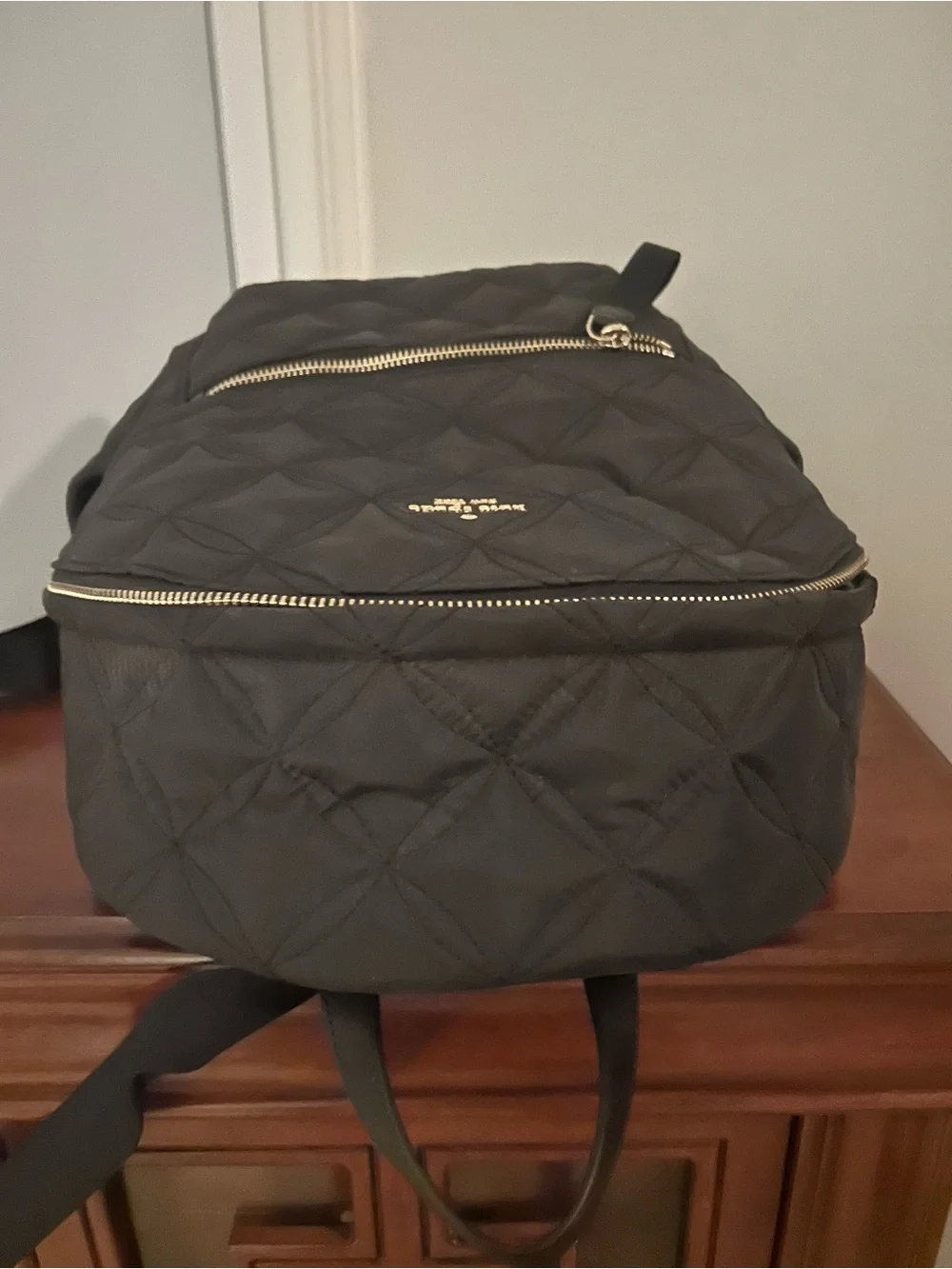 kate spade Quilted Black Nylon Backpack